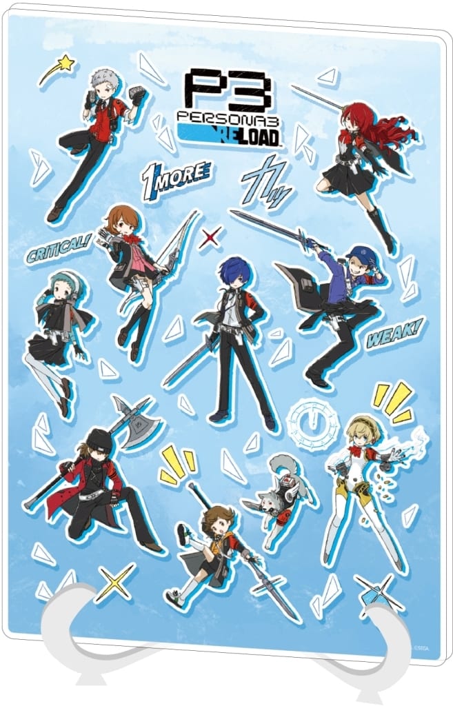 Persona 3 Reload Protagonist & Others 1 Graff Art Full Illustration Design Acrylic Art Board A5 Size Acrylic Stands [USED]