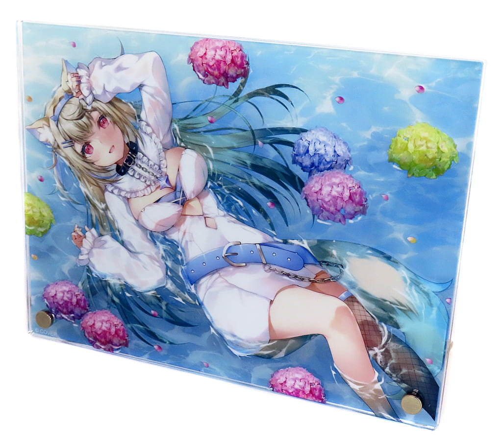 VTuber Hololive English Fuwawa Abyssgard Two-Layer Acrylic Panel 2024 Birthday Celebration Acrylic Stands [USED]