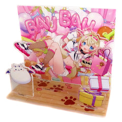 Mococo Abyssgard VTuber Hololive English Acrylic Diorama Stand 2024 Birthday Celebration Acrylic Stands [USED]
