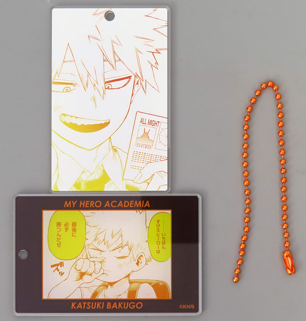 Katsuki Bakugo My Hero Academia Slide Acrylic Keychain Collection Part 1 J Hero Summer Festival 2024 Limited Key Chain [USED]
