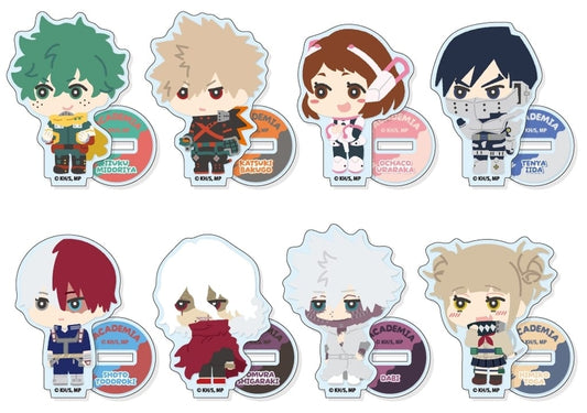 My Hero Academia Izuku Midoriya & Others Mofumofu Mini Acrylic Stand All 8 Types Set Acrylic Stands [USED]