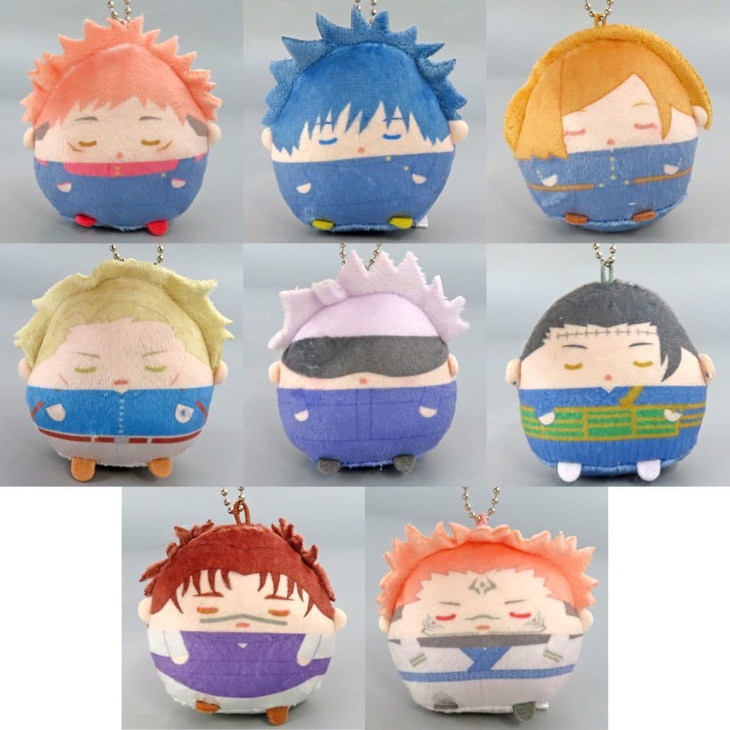 Nobara Kugisaki, etc. Jujutsu Kaisen Kujimate Nuikuji Tenorins Collection Prize E All 8 Types Set Mascot [USED]