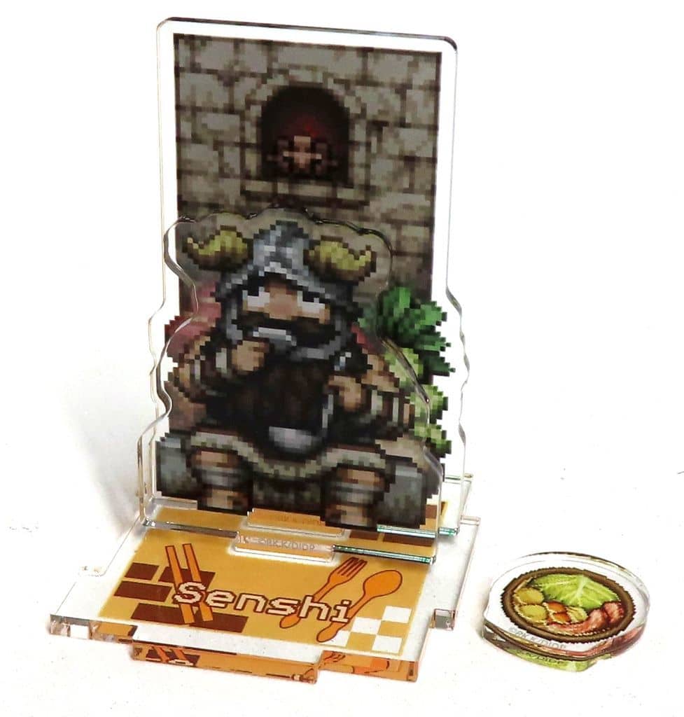 Senshi Delicious in Dungeon Trading Acrylic Keychain Newly Drawn Chibi Pixel Art! Acrylic Stands [USED]