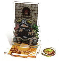 Senshi Delicious in Dungeon Trading Acrylic Keychain Newly Drawn Chibi Pixel Art! Acrylic Stands [USED]