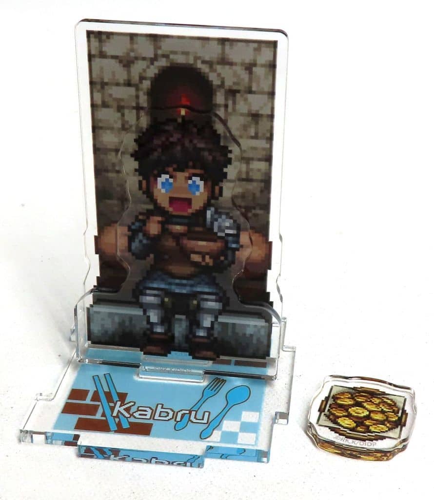 Kabru Delicious in Dungeon Trading Acrylic Keychain Newly Drawn Chibi Pixel Art! Acrylic Stands [USED]