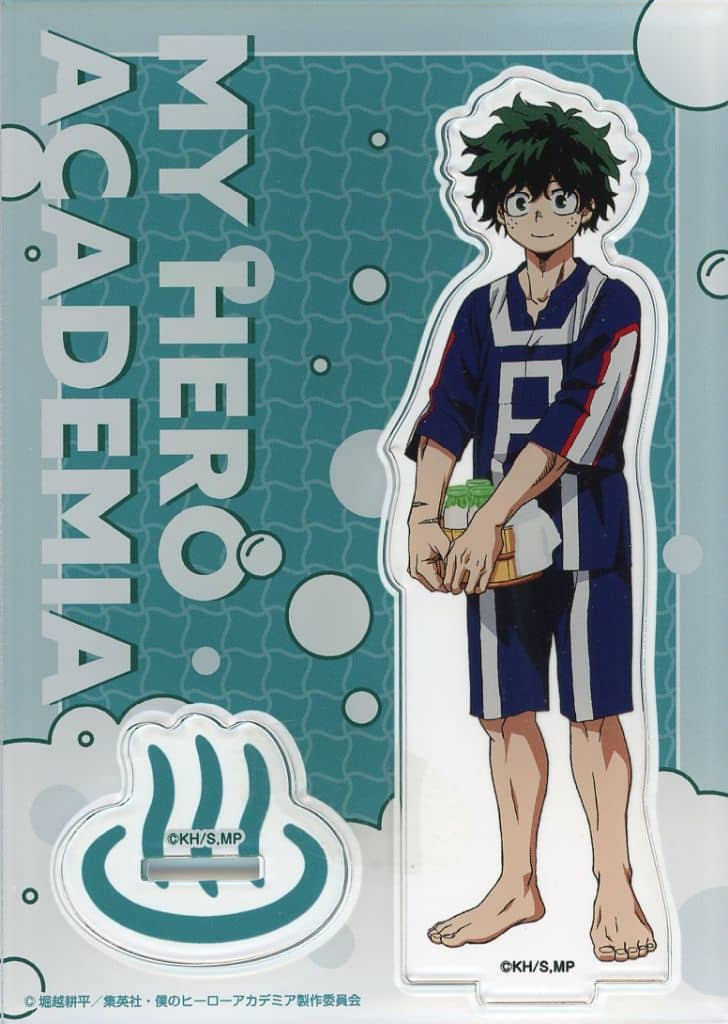 My Hero Academia Izuku Midoriya Acrylic Stand Bath Ver. Gokurakuyu RAKU SPA Beyond Bliss! PLUS ULSPA Exclusive Acrylic Stands [USED]