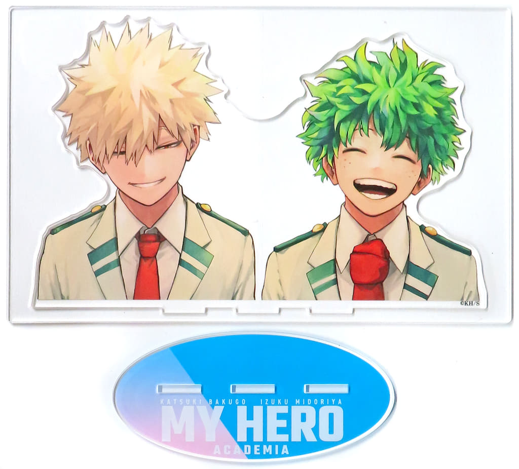 My Hero Academia Izuku Midoriya Katsuki Bakugo Acrylic MEGA Figure Jump Characters Store Limited Acrylic Stands [USED]