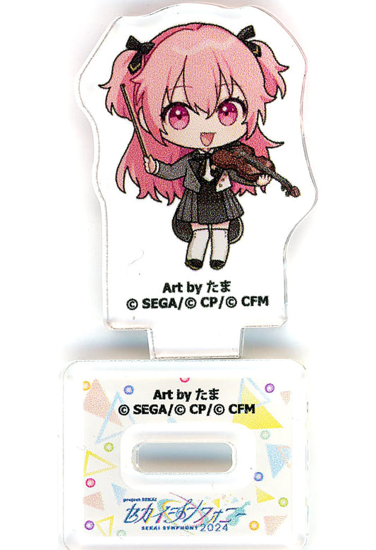 Airi Momoi Hatsune Miku: Colorful Stage! Trading Mini Acrylic Stand C MORE MORE JUMP! & Wonderlands x Showtime SEKAI Symphony 2024 Limited Acrylic Stands [USED]