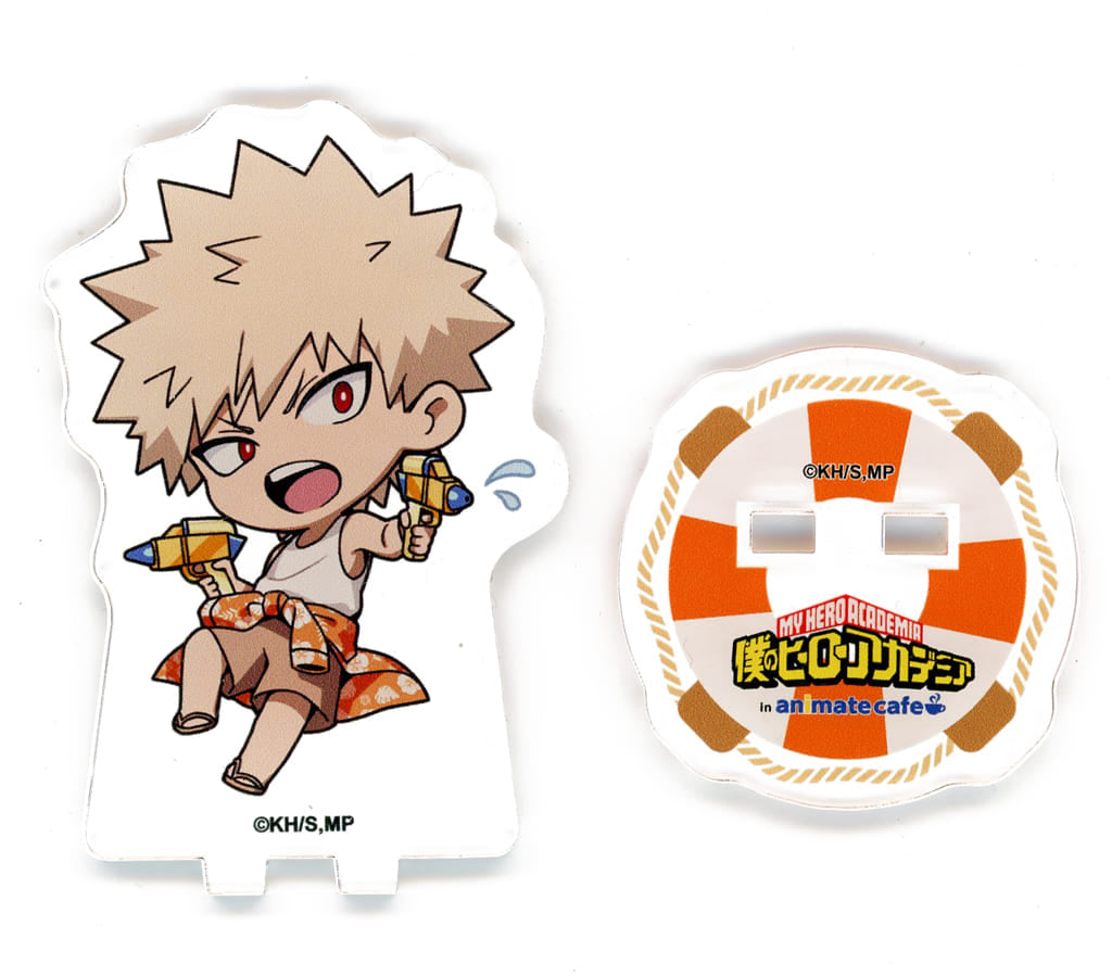 My Hero Academia Katsuki Bakugo Trading Acrylic Keychain Summer Vacation Ver. A Available at Animate Cafe Exclusive Acrylic Stands [USED]