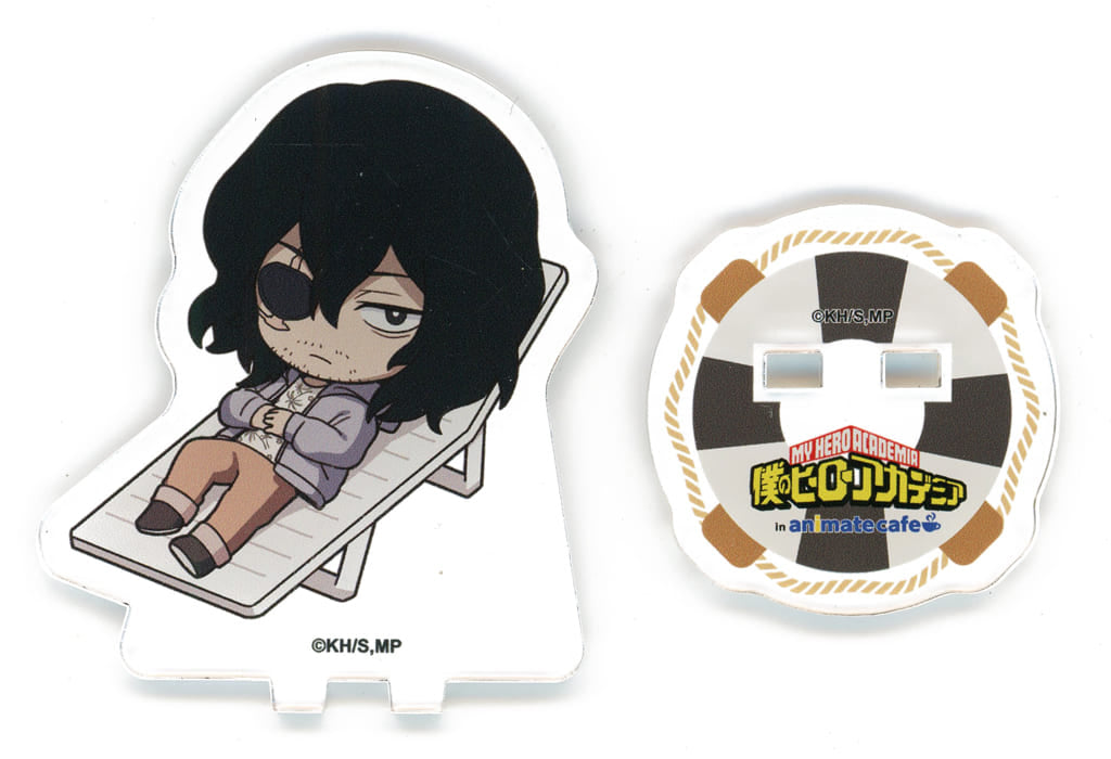 My Hero Academia Shota Aizawa Trading Acrylic Keychain Summer Vacation Ver. B Available at Animate Cafe Exclusive Acrylic Stands [USED]