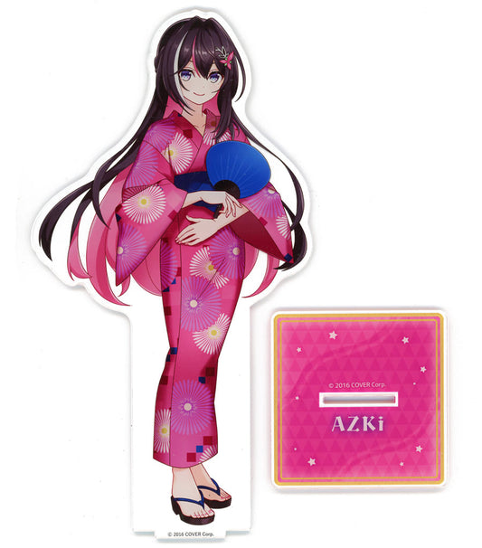 AZKi VTuber Hololive Deka Acrylic Stand Yukata Ver. Gokurakuyu RAKU SPA Collaboration Vol.5 Fulolife Gokurakuyu Online Shop Exclusive Acrylic Stands [USED]