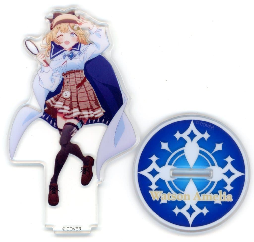Amelia Watson VTuber Hololive English Acrylic Stand Enigmatic Recollection Merchandise Acrylic Stands [USED]