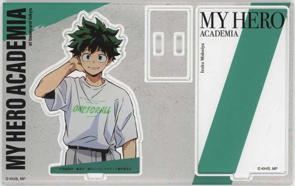My Hero Academia Izuku Midoriya Acrylic Stand Card Design Ver. Special Pop-Up MY HERO ACADEMIA T-shirts! T-shirts!! at baseyard tokyo Exclusive Acrylic Stands [USED]