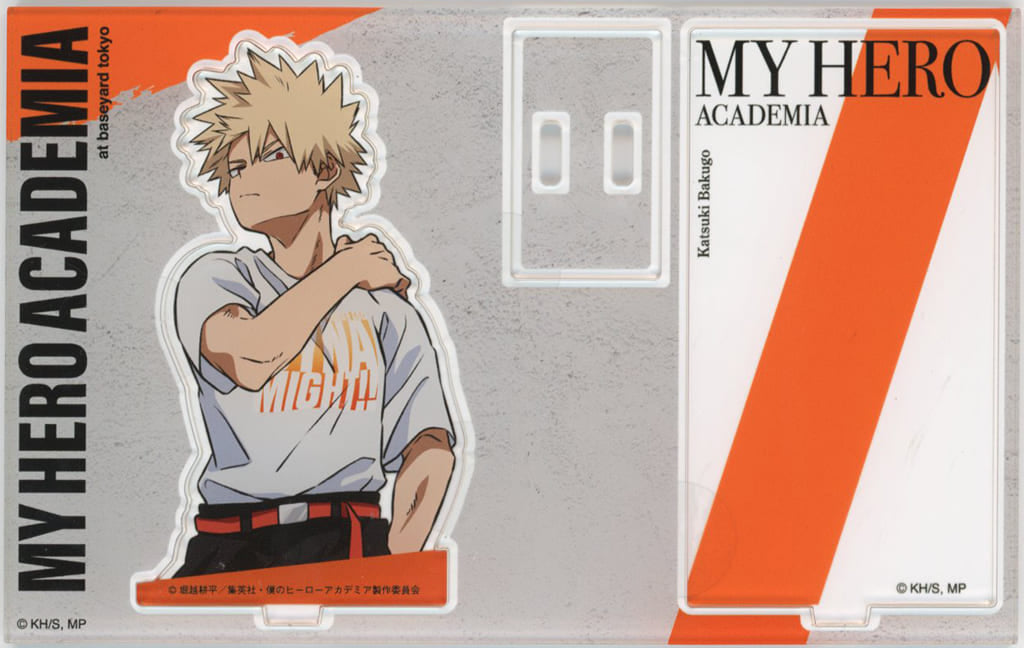 My Hero Academia Katsuki Bakugo Acrylic Stand Card Design Ver. Special Pop-Up MY HERO ACADEMIA T-shirts! T-shirts!! at baseyard tokyo Exclusive Acrylic Stands [USED]