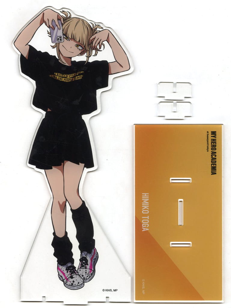 My Hero Academia Toga Himiko Acrylic Mega Figure Special Pop-Up MY HERO ACADEMIA T-shirts! T-shirts!! at baseyard tokyo Exclusive Acrylic Stands [USED]