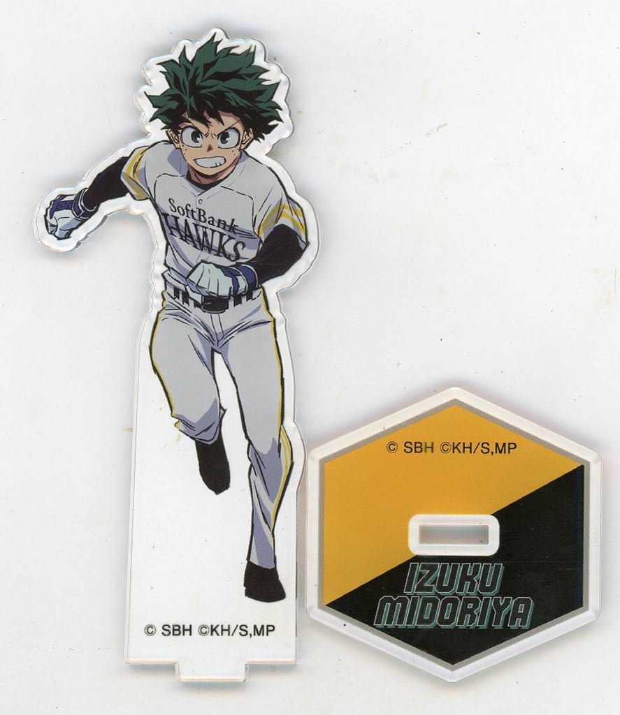 Fukuoka Softbank Hawks X My Hero Academia Izuku Midoriya Acrylic Stand 2024 Acrylic Stands [USED]