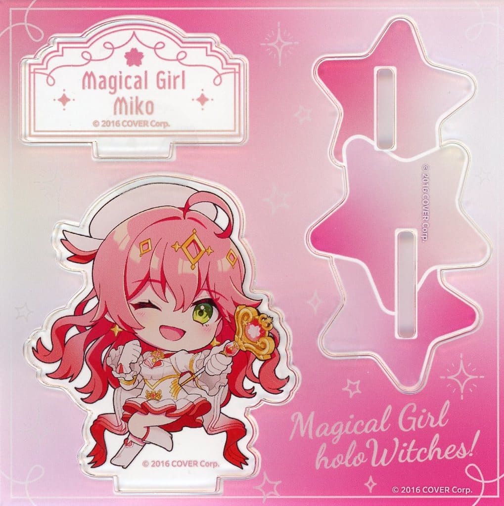 Sakura Miko Magical Girl Miko VTuber Hololive Hololive Diorama Acrylic Stand Magical Girl holoWitches! Ver. Magical Girl Holowitches! Exhibition at Marui Exclusive Acrylic Stands [USED]
