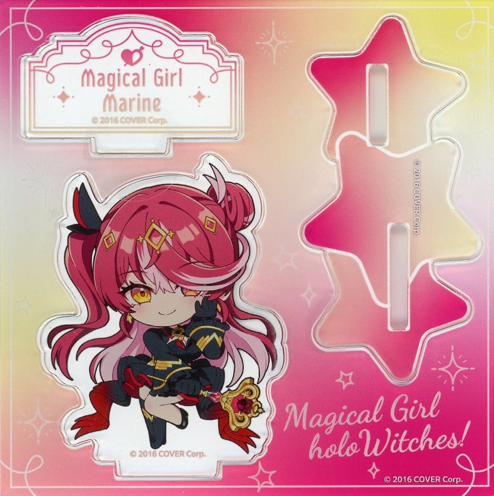 Houshou Marine Magical Girl Marine VTuber Hololive Hololive Diorama Acrylic Stand Magical Girl holoWitches! Ver. Magical Girl Holowitches! Exhibition at Marui Exclusive Acrylic Stands [USED]