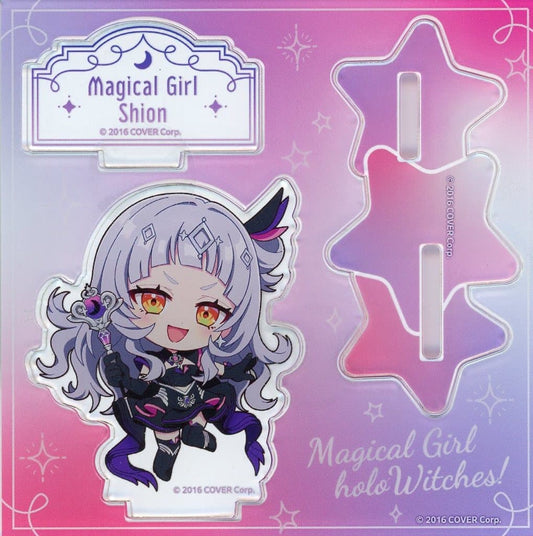 VTuber Hololive Murasaki Shion Magical Girl Shion Diorama Acrylic Stand Magical Girl holoWitches! Ver. Magical Girl Holowitches! Exhibition at Marui Exclusive Acrylic Stands [USED]