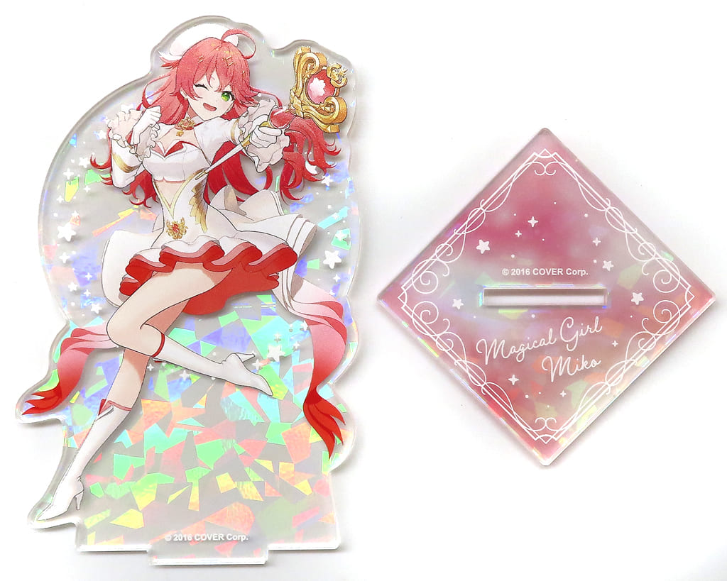 Sakura Miko Magical Girl Miko VTuber Hololive Hololive Kirarin Acrylic Stand Magical Girl holoWitches! Ver. Magical Girl Holowitches! Exhibition at Marui Exclusive Acrylic Stands [USED]