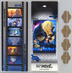 Conan Edogawa, etc. Detective Conan Zero the Enforcer Folding Screen Acrylic Detective Conan The Movie Exhibition: Memoir of the Silver Screen Taiwan Exclusive Acrylic Stand [USED]
