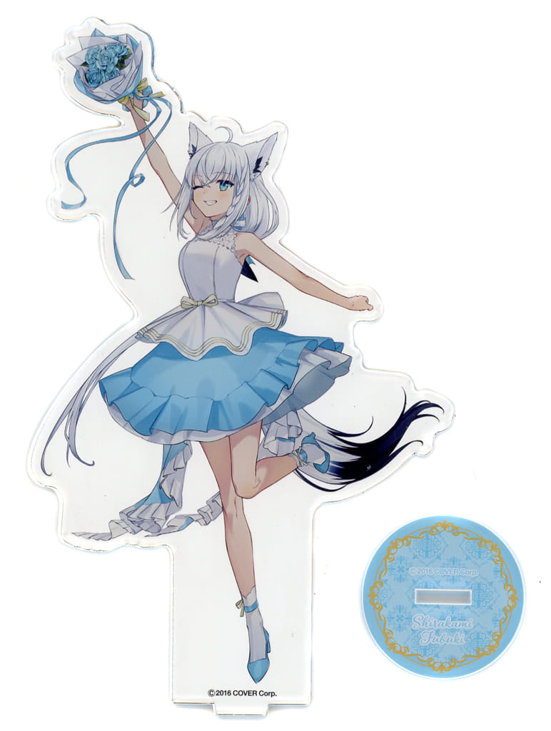 Shirakami Fubuki VTuber Hololive Acrylic Stand Acrylic Stands [USED]