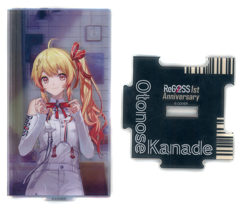 Kanade Otonose VTuber Hololive ReGLOSS 1st Anniversary Celebration Mirror Acrylic Stand DEV_IS ReGLOSS 1st Anniversary Only Store at HMV&BOOKS Exclusive Acrylic Stands [USED]