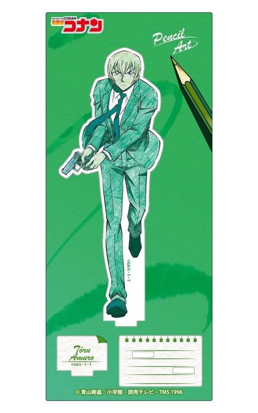 Toru Amuro Detective Conan Pencil Art Acrylic Stand Collection Vol.6 Acrylic Stand [USED]