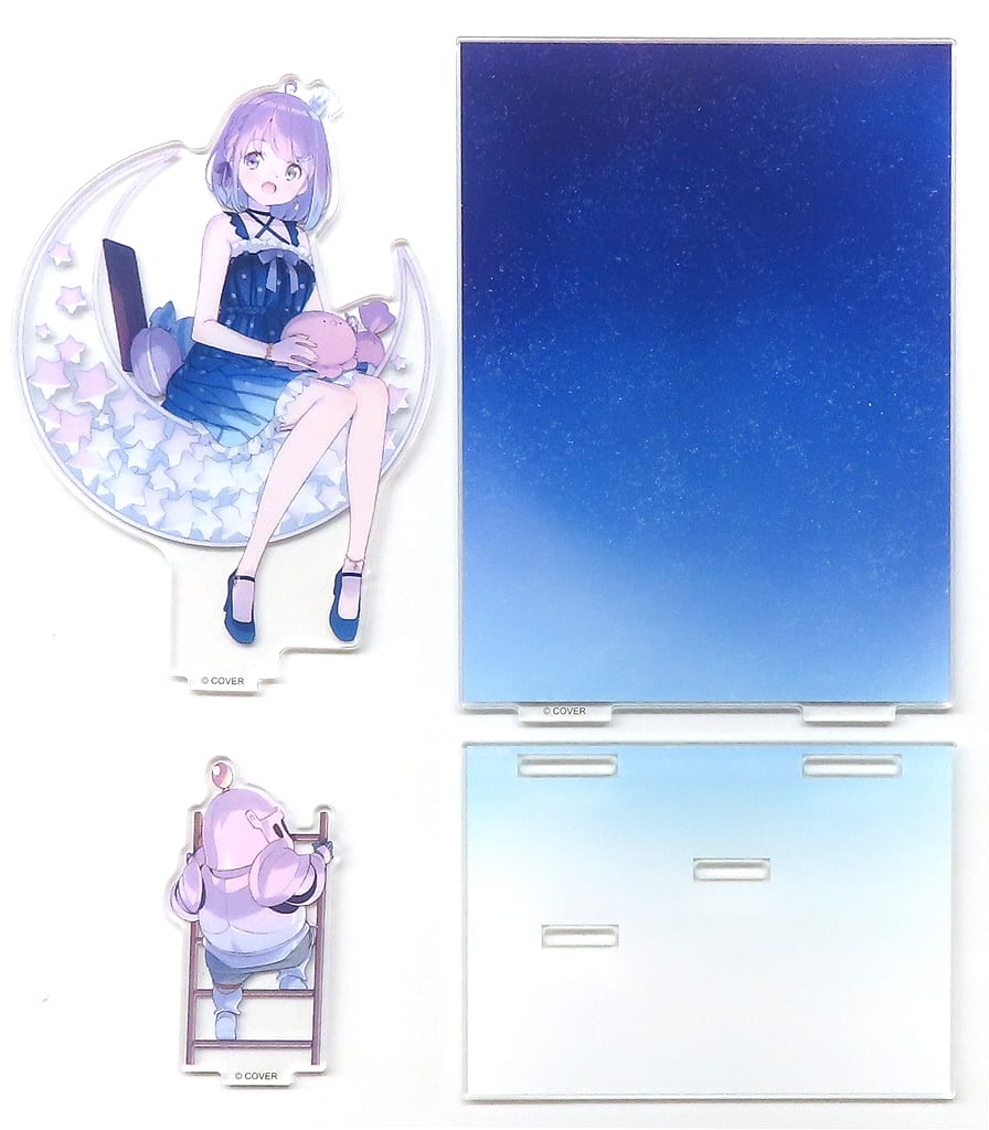 Himemori Luna VTuber Hololive Moon Galaxy Acrylic Diorama Stand Activity 4th Anniversary Acrylic Stands [USED]