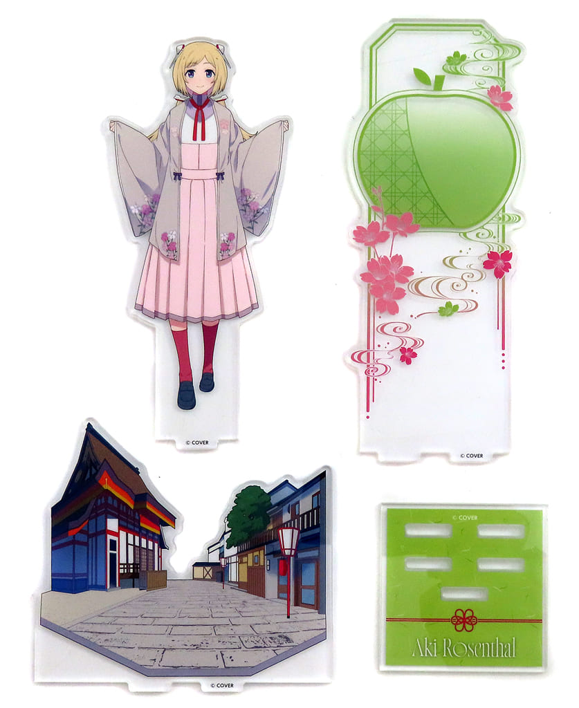 Aki Rosenthal Kyomaf VTuber Hololive Kyomaf 2024 Acrylic Diorama Stand Kyoto International Manga and Anime Fair 2024 Exclusive Acrylic Stands [USED]