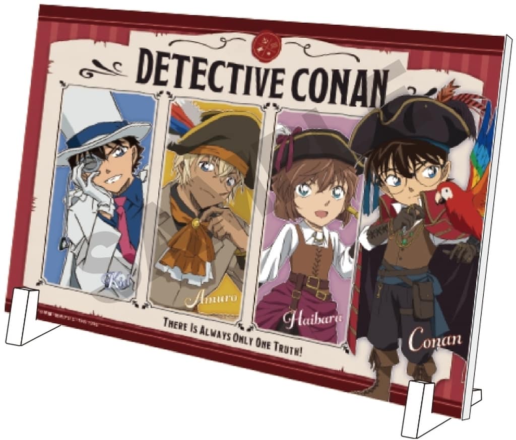 Conan Edogawa, etc. Sailor Detective Conan Acrylic Panel Acrylic Stand [USED]