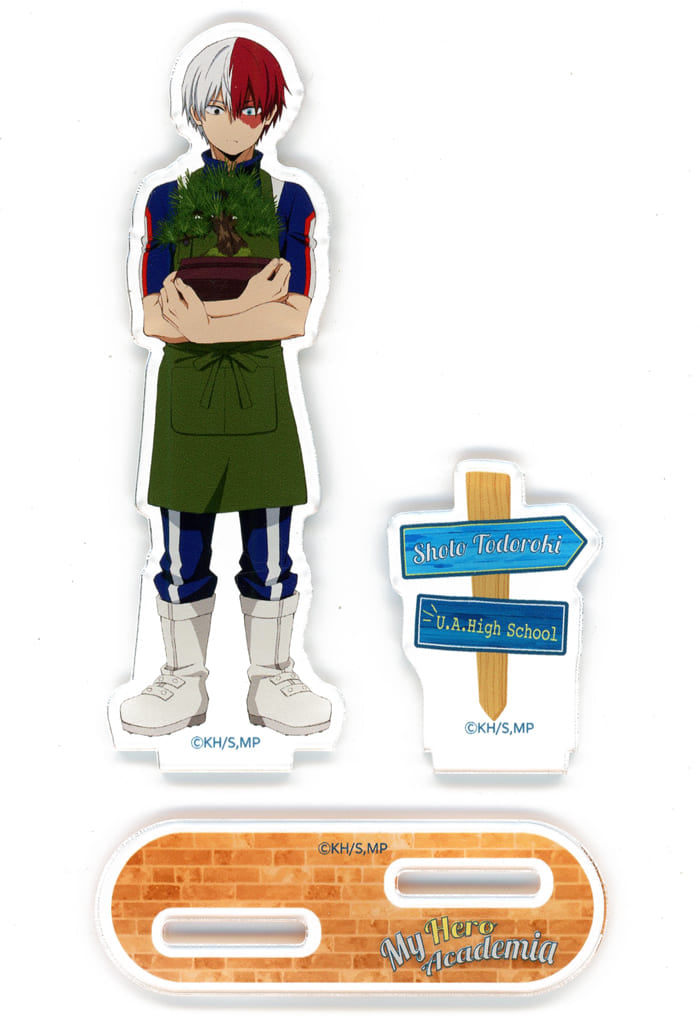 My Hero Academia: You're Next Shoto Todoroki Acrylic Stand Gardener Movie Vol.4 Public Commemoration Fair in Hands Limited Acrylic Stands [USED]