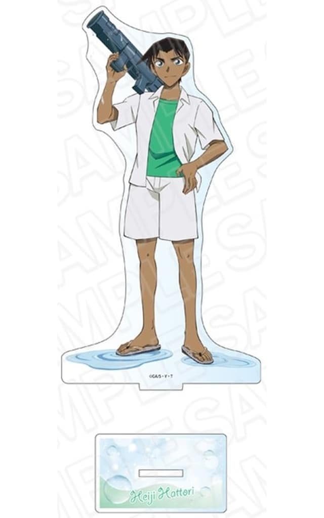 Hattori Heiji Detective Conan Deka Acrylic Stand Summer Ver. Acrylic Stand [USED]