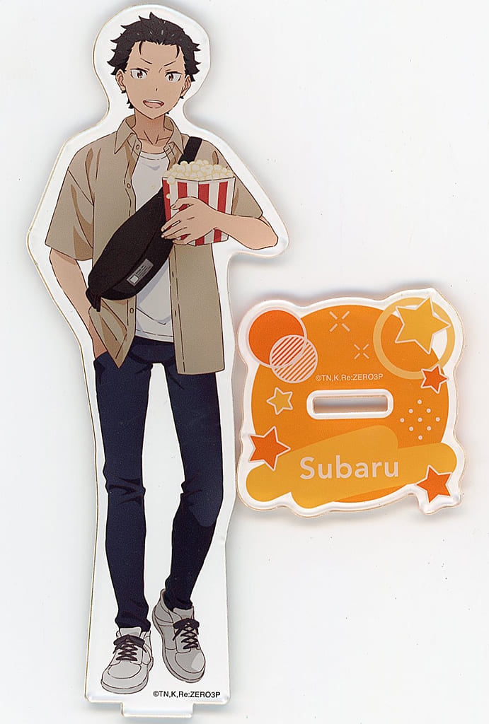 Subaru Natsuki Re:ZERO -Starting Life in Another World- 3rd season Acrylic Stand Figure Movie Theater Version Exclusive Giveaway for Advance Screening Attendees of Episode 1: Theatrical Malice Acrylic Stand [USED]