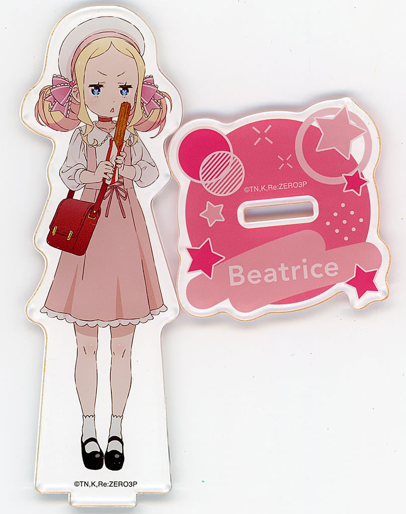 Beatrice Re:ZERO -Starting Life in Another World- 3rd season Acrylic Stand Figure Movie Theater Version Exclusive Giveaway for Advance Screening Attendees of Episode 1: Theatrical Malice Acrylic Stand [USED]