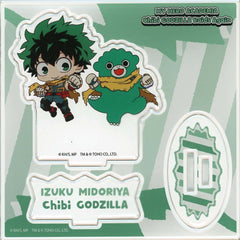 My Hero Academia Izuku Midoriya Chibi Godzilla Acrylic Stand Plate Chibi Godzilla's Counterattack TSUTAYA Pop Up Shop Exclusive Acrylic Stands [USED]