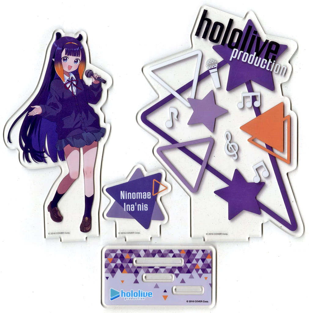 VTuber Hololive Ina'nis Ninomae Diorama Acrylic Stand Round one Limited Acrylic Stands [USED]