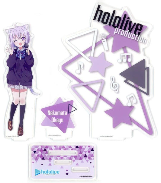 VTuber Hololive Nekomata Okayu Diorama Acrylic Stand Round one Limited Acrylic Stands [USED]
