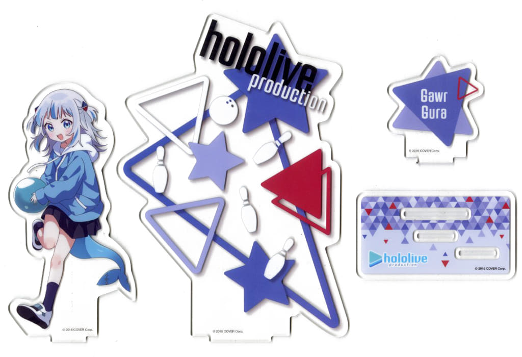 Gawr Gura VTuber Hololive Diorama Acrylic Stand Round one Limited Acrylic Stands [USED]
