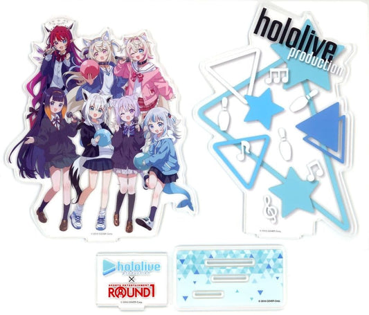 Gawr Gura, etc. VTuber Hololive Diorama Acrylic Stand Round one Limited Acrylic Stands [USED]