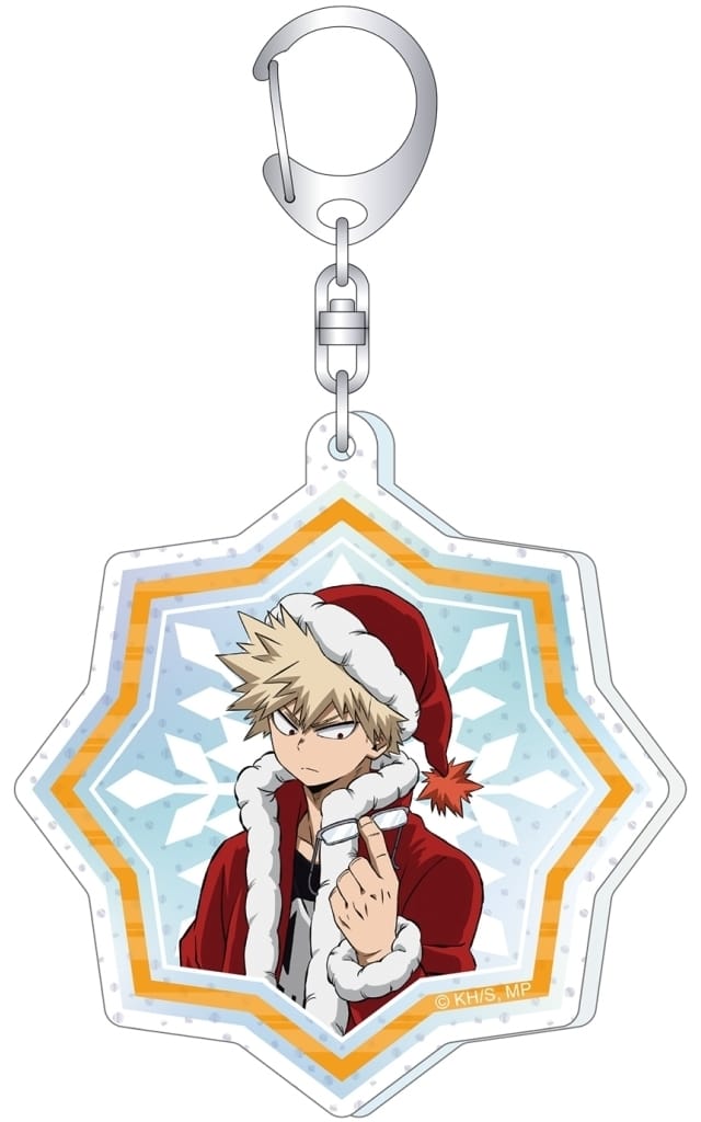 My Hero Academia Katsuki Bakugo Acrylic Keychain with Glitter Keychains [USED]