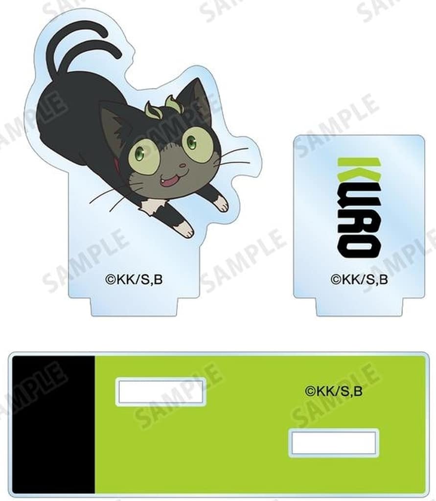 Black Blue Exorcist: Shimane Illuminati Saga Trading Chibi Character Acrylic Stand with Parts Acrylic Stands [USED]