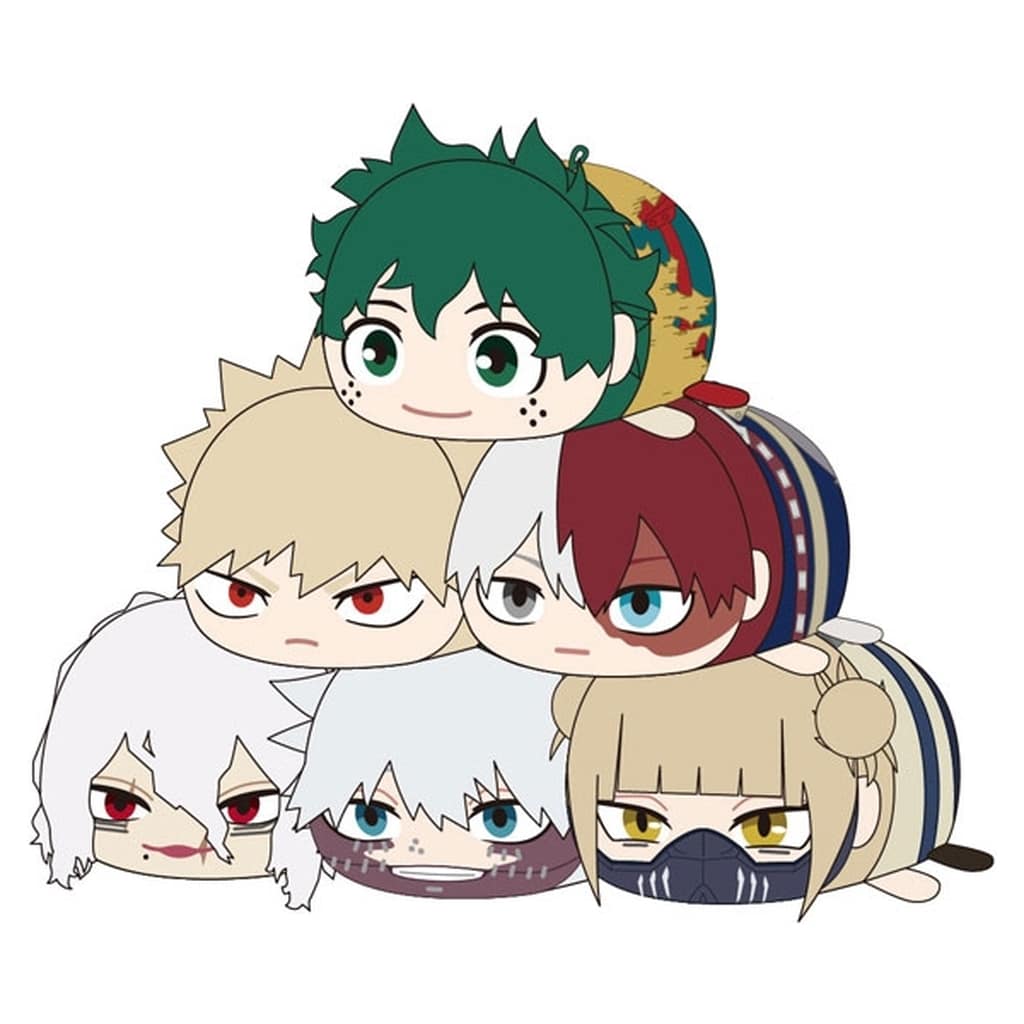 My Hero Academia Izuku Midoriya & Others Potekoro Mascot All 6 Types Set Mascot [USED]