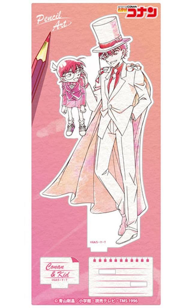 Conan Edogawa Kid the Phantom Thief Detective Conan Pencil Art Acrylic Stand Collection Vol.7 Acrylic Stand [USED]