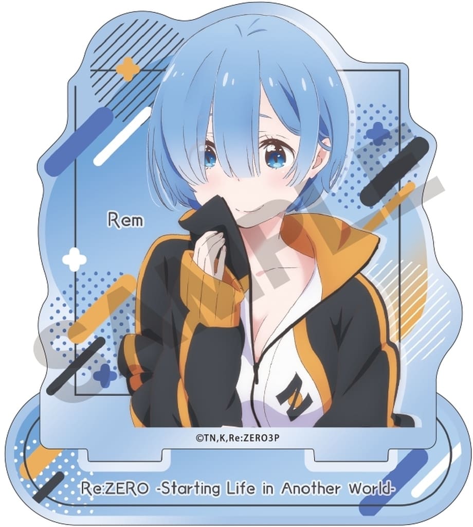 Rem Subaru's Jersey Re:ZERO -Starting Life in Another World- Acrylic Stand Acrylic Stand [USED]