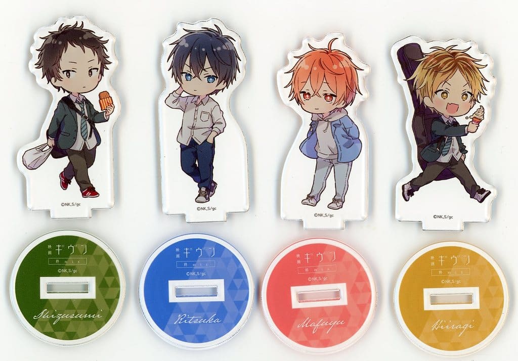 Mafuyu Sato, etc. Given Movie 2: Hiiragi Mix Acrylic Stand animate Limited Bonus Included with Blu-ray/DVD Complete Limited Edition 4 Piece Set Acrylic Stands [USED]