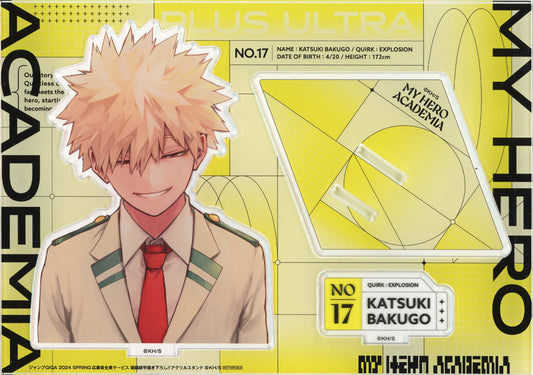 My Hero Academia Katsuki Bakugo Original Illustration by Kohei Horikoshi!! Acrylic Stand Jump GIGA 2024 Spring Exclusive Service For All Applicants Acrylic Stands [USED]