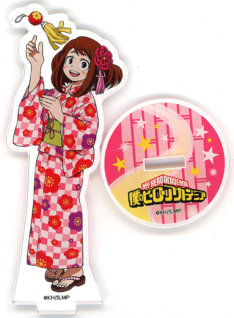 My Hero Academia Ochaco Uraraka Bamboo Base Illustration Sendai Tanabata Original Acrylic Stand Tohoku Festival Exclusive Acrylic Stands [USED]