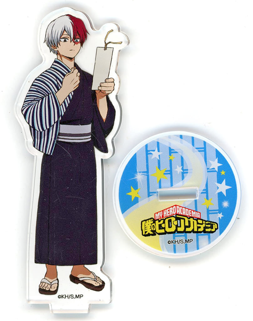 My Hero Academia Shoto Todoroki Bamboo Base Illustration Sendai Tanabata Original Acrylic Stand Tohoku Festival Exclusive Acrylic Stands [USED]
