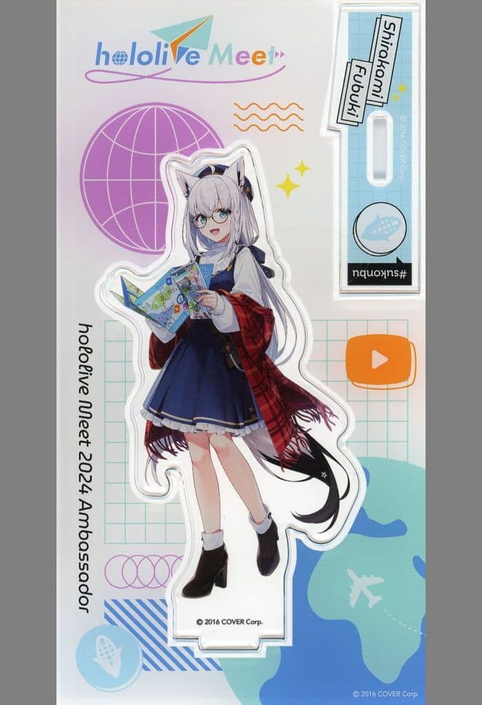 Shirakami Fubuki VTuber Hololive Production Hololive Meet 2024 Acrylic Stand Acrylic Stands [USED]